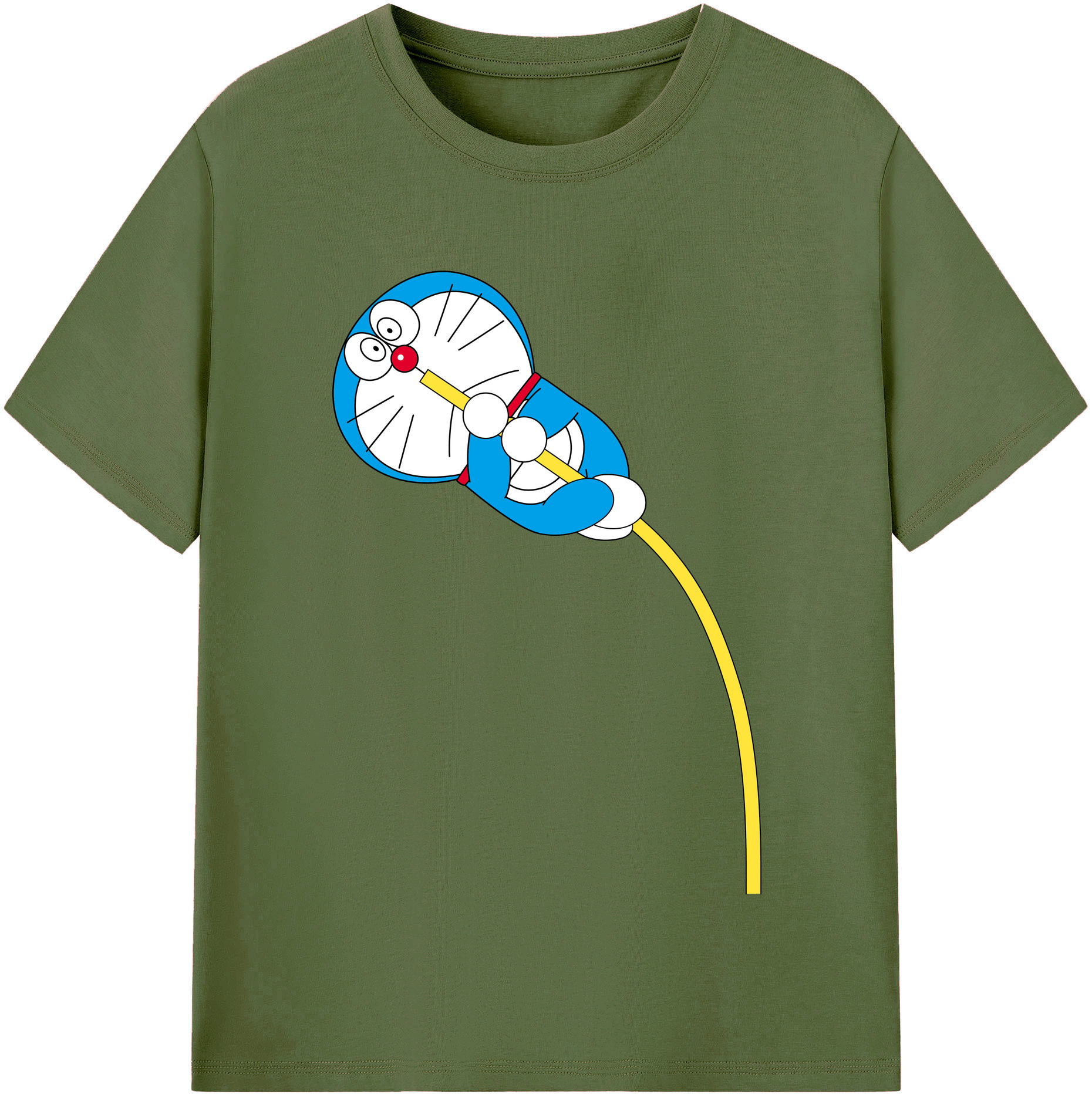 （画像用） ドラえもん Doraemon 綿100％半袖Tシャツ（フロントプリント）